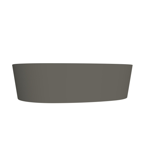 Arcqua Rocker waskom - opbouw - organisch rechts - 50x37cm - mat quartz grijs SW1209123