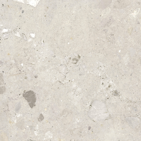 Modano Palma Lura vloer- en wandtegel - 60x60cm - 9mm - gerectificeerd - R10 - terrazzo - mat ivory (beige) SW1601919