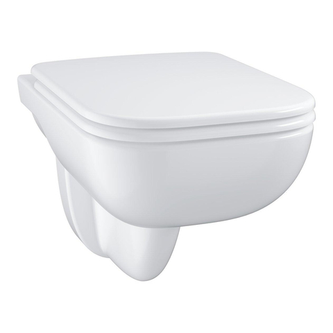 Grohe Start Edge Wandcloset - diepspoel - rimless - closetzitting met deksel en softclose - 35.9x53.5cm - wit SW878224