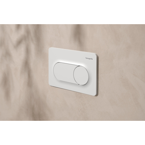 Hansgrohe IFrame Original S Drukplaatvoor - dualflush - mat wit SW1413495