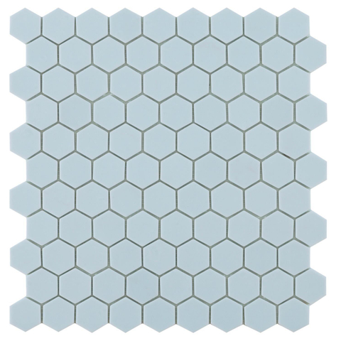ÉCHANTILLON Terravito Fiesole carreau mural - 3.5x3.5cm - Carré - 5mm - Mosaïque - light blue SW735626