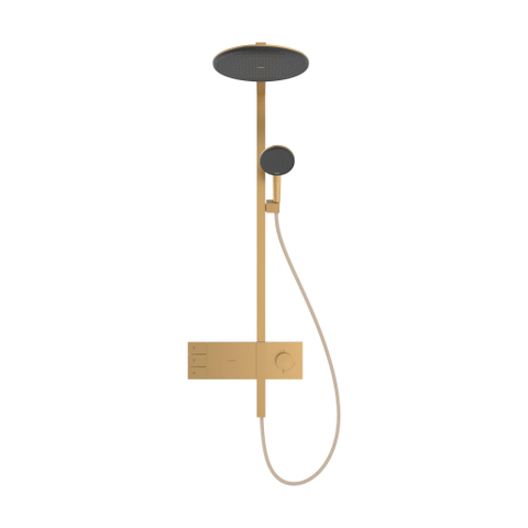 Hansgrohe Raindance alive S - showerpipe - 300 - 2jet - thermostaat - geborsteld brons (brons) SW1388386