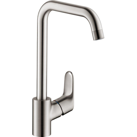 Hansgrohe Focus m41 1-gats keukenkraan - 260 met hoge - draaibare uitloop instelbaar 110° 150° en 360° - mat zwart SW297292