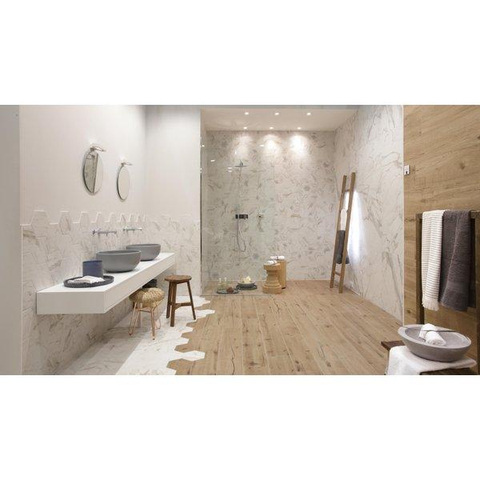 ÉCHANTILLON Ceralto Houta Grip Carreau de sol 30x120cm 10.5mm résistant au gel rectifié Nocciola Mat SW915226