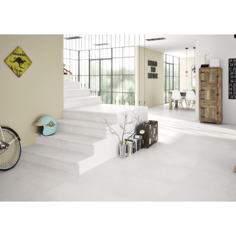 Cifre Ceramica Neutra wand- en vloertegel - 30x60cm - 9mm - Rechthoek - Betonlook - Wit mat OUTLETSTORE STORE42587