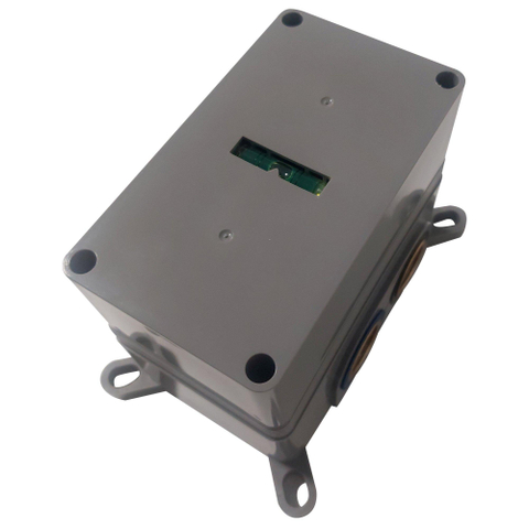 Brauer Chrome Edition Ensemble de douche de tête encastré - douche de tête 20 cm - bras de plafond 20 cm - 2 fonctions - barre de douche - avec partie encastrée - douchette stick 1 jet - chrome SW538393