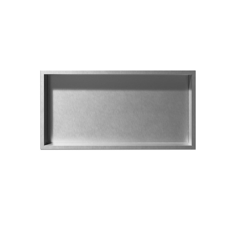 Looox BoX niche - 60x30x7cm - encastrée - Inox 2330625