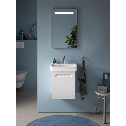 Duravit No.1 - No.1 - handwasbakje - 450mm - met overloop - 1 kraangat midden - hoogglans wit SW723812
