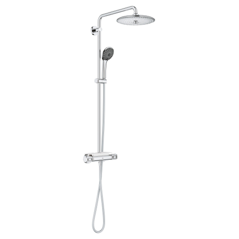 GROHE Vitalio Joy Regendoucheset Opbouw - hoofddouche 26cm - handdouche rond - chroom OUTLETSTORE STORE44207