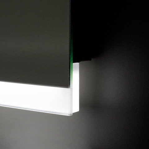 Saniclass Twinlight Spiegel - 140x70cm - verlichting - rechthoek - zilver SW278185