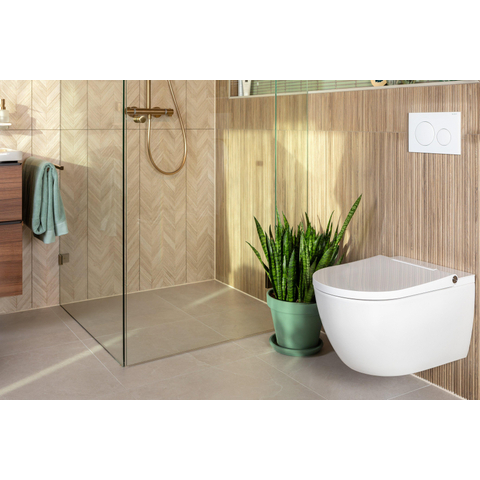 Rapotec RapoWash Vital L WC lavant – siège chauffant & séchage à air chaud – blanc brillant SW1174317