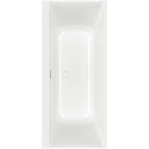 Villeroy & Boch Subway 3.0 bad rechthoek - 180x80cm duo - met afvoer - glans wit SW641650