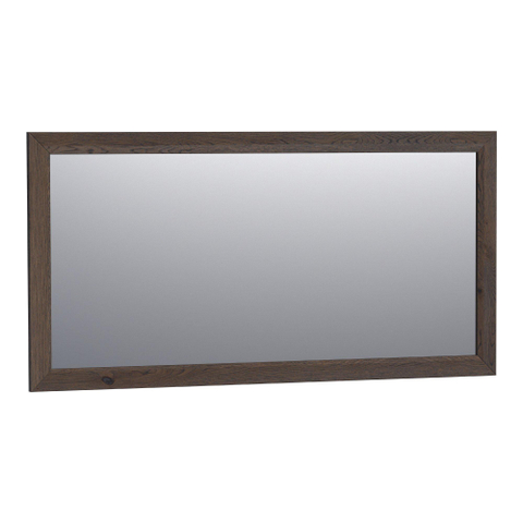 BRAUER Citrine miroir - 140x70cm - rectangulaire - lamelles chêne noir cadre SW393220