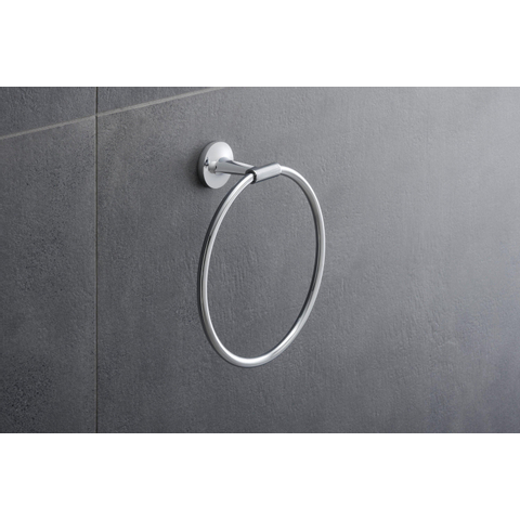 Duravit Starck T Handdoekring - diameter 21cm - hoogglans chroom SW297088