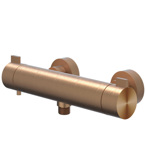IVY Tribe Mitigeur de douche thermostatique - apparent - cooltouch - inox 316 - cuivre mat brossé PVD SW1030852