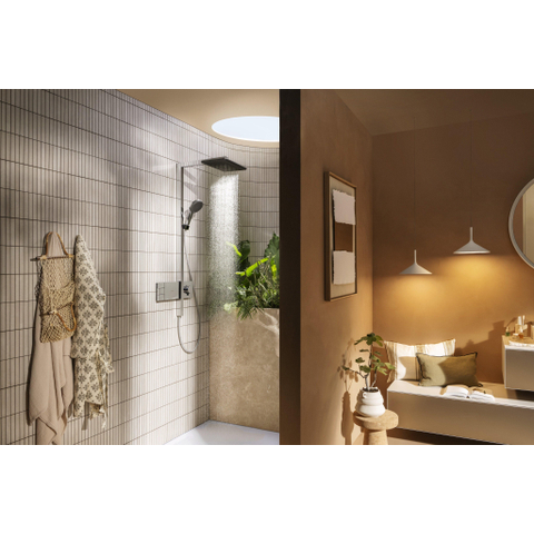 Hansgrohe Raindance Alive Q - showerpipe - 210/340 2jet - ecosmart - thermostatische - thermostaat - hoogglans chroom SW1387820