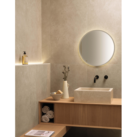 ÉCHANTILLON Terravito Elzino carreau mural et de sol - 60x120cm - rectifié - aspect pierre naturelle - beige mat (beige) SW1221590