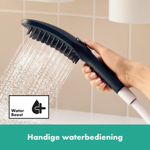 Hansgrohe Dogshower Handdouche - voor de hond - 150 - 3jet - met massagenoppen - mat zwart SW651010