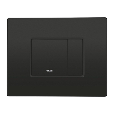 Grohe Even Bedieningsplaat - dualflush - 15.6x19.7 - ABS - long life - matte black (mat zwart) SW924653