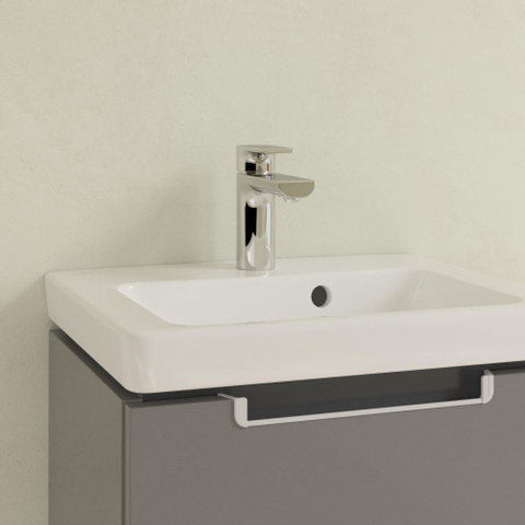 Villeroy & Boch Subway 2.0 meubelfontein - 45x37cm - met kraangat - met overloop - White Alpine (glans wit) GA50179