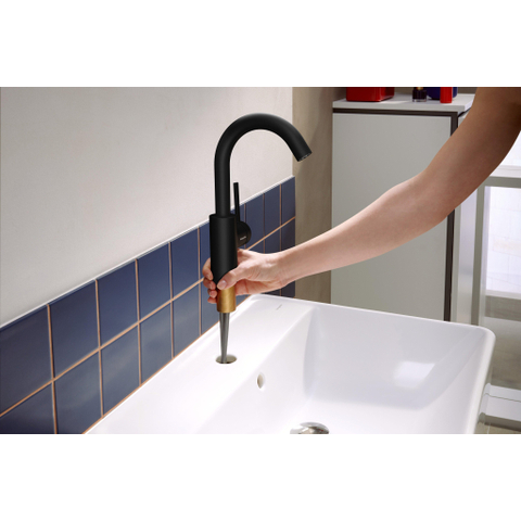 Hansgrohe Zesis S wastafelkraan 210 drb uitl PushOpen mat zwart SW1567459