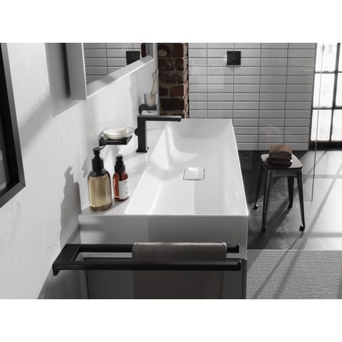 Hansgrohe AddStoris Q zeephouder - met schaal - mat zwart SW651521