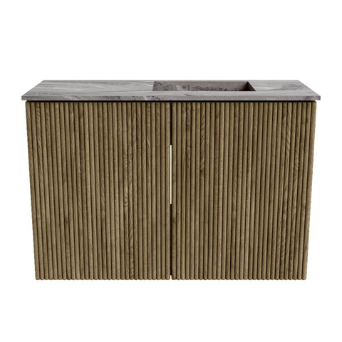 Mondiaz JOYA-DLUX 60cm toiletmeubel - kleur Dusk - Wastafel FAYE positie Rechts Zonder kraangat kleur Sombra. SW1426122