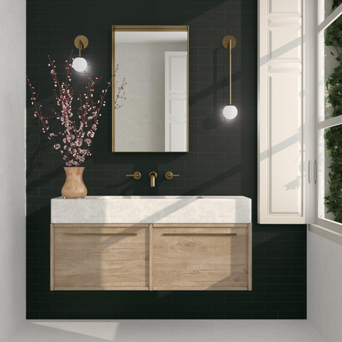 Terravito Nocino carreau mural - 6x18.6cm - Mercury mat (anthracite) SW1159395