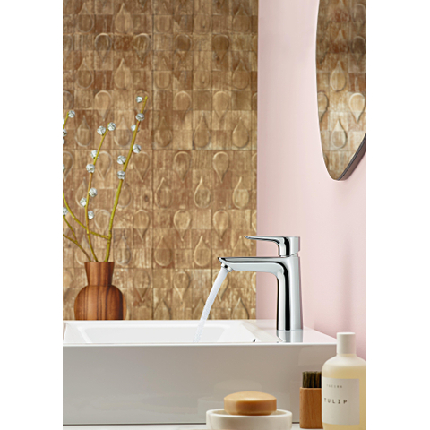 Hansgrohe Talis e 1 greeps wastafelkraan - 110 PopUp - trekwaste - hoogglans chroom SW28983