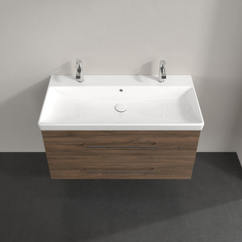 Villeroy & Boch Avento Wastafelonderkast - 2 uittrekladen - 976x514x484mm - Arizona Oak (hout) SW919829