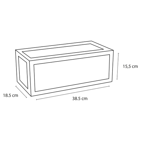 Differnz Helios fonteinset – 37.5x18.5x9.5 cm – keramiek wit – kraangat links – met frame SW705224