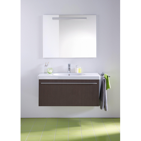 Duravit D-code Meubelwastafel - 105x48cm - met 1 kraangat - met overloop - wit GA87573
