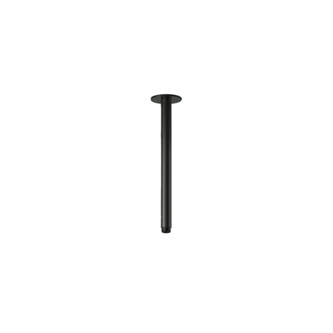 Hotbath Ace Tube de plafond - 30cm - ronde - noir brossé PVD SW1117714