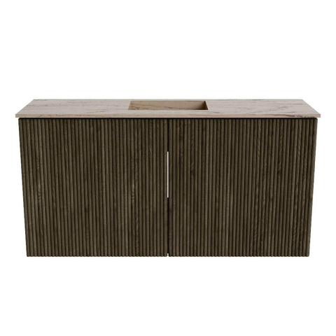 Mondiaz JOYA-DLUX 80cm toiletmeubel - kleur Shadow - Wastafel FAYE positie Midden 1 kraangat kleur Arena. SW1424796