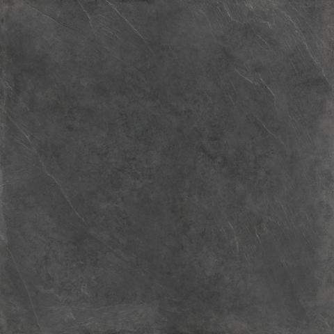 Terravito Allino carreau mural et de sol - 120x120cm - rectifié - aspect béton - noir mat (noir) SW1122740