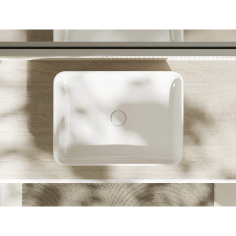 HansGrohe Xuniva Q Lave-mains 550/400 sans trou pour robinet et trop-plein SW962943