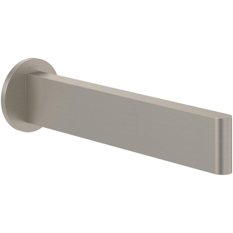 Villeroy & Boch Dawn badtoevoer - 220mm - voor wandmontage - Brushed Nickel (rvs) SW973989