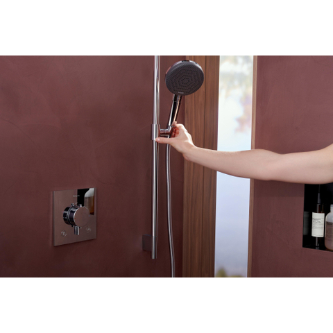Hansgrohe Raindance alive Sel.S - 125 - 3jet - ecosmart - doucheset Puro S - 65cm - hoogglans chroom SW1388467