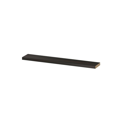 INK 20d étagère murale - 120x20x3.5cm - bord avant chanfreiné - pour niche - MFC chêne intense SW493808