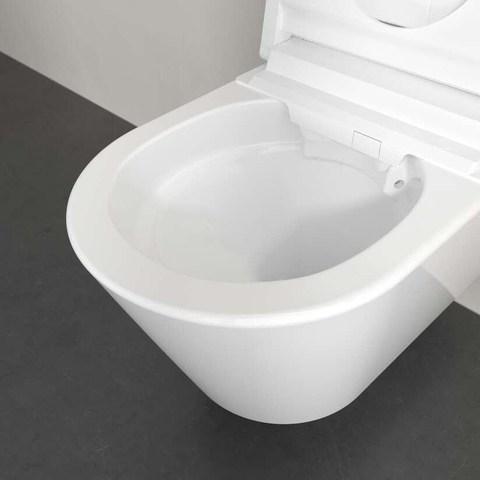 Villeroy & Boch Viclean douche wc - 60.9cm directflush ovaal - spoelrandloos - White Alpine (glans wit) SW1387014