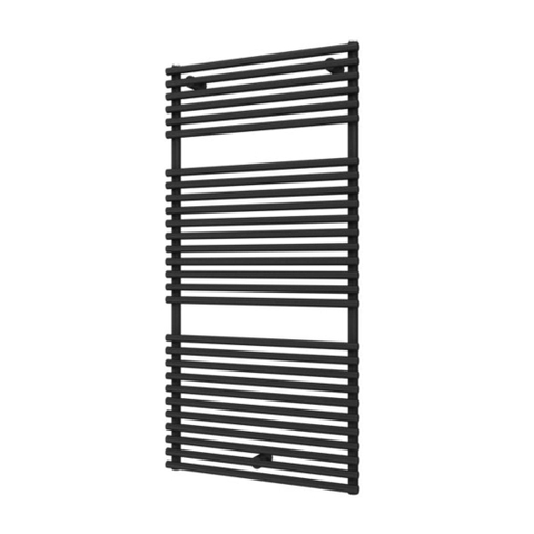Plieger Florian NXT EL elektrische radiator - Nexus zonder thermostaat - 121.6x50cm - 600 watt - zwart grafiet SW796699