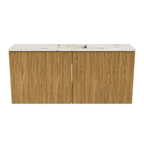 Mondiaz JOYA-DLUX 90cm toiletmeubel - kleur Oak - Wastafel FAYE positie Midden 1 kraangat kleur Nata. SW1424054
