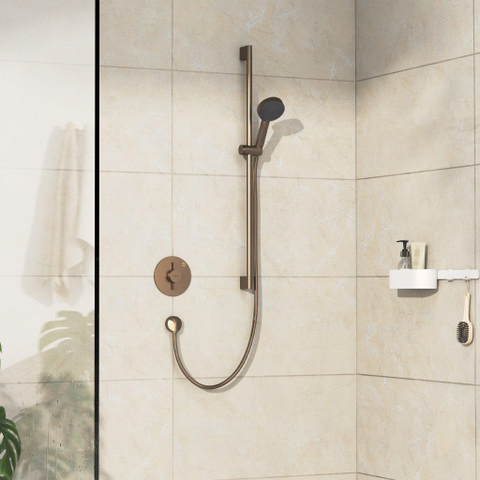 Hansgrohe DuoTurn S Inbouw mengkraan - voor 1 functie - geborsteld brons SW918589