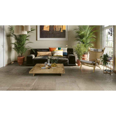 ÉCHANTILLON Ceralto Tesselo Soft Carrelage sol et mur 100x100cm 8.5mm rectifié R10 grès cérame Tan SW914526
