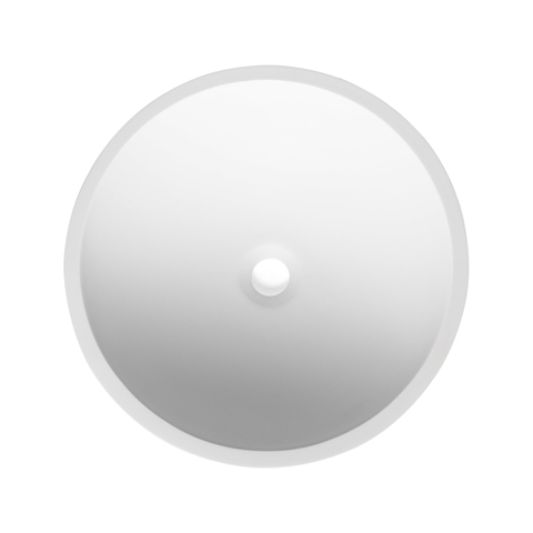 Wiesbaden Valerie Waskom rond - 43x13cm - solid surface - mat wit SW102824