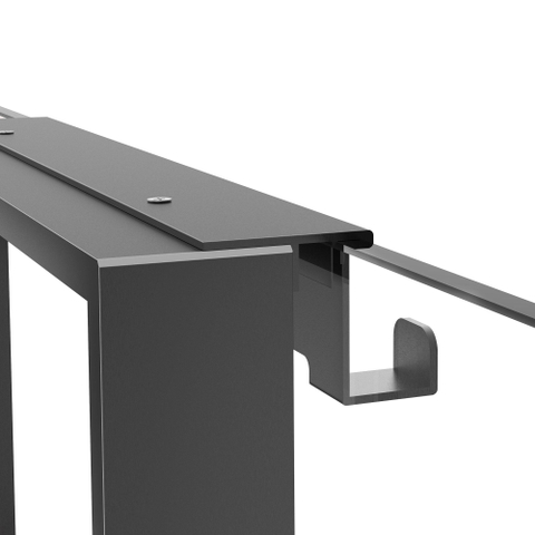 Fortifura Galeria schap met 4 haken - voor douchewand - 50x50x6.5cm - gunmetal SHOWROOMMODEL SHOW26880