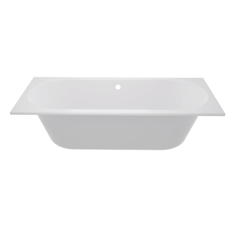Zeza Oval Ligbad - 180x80cm - acryl - duo - glans wit - licht beschadigd - OUTLET UDEN STORE44495