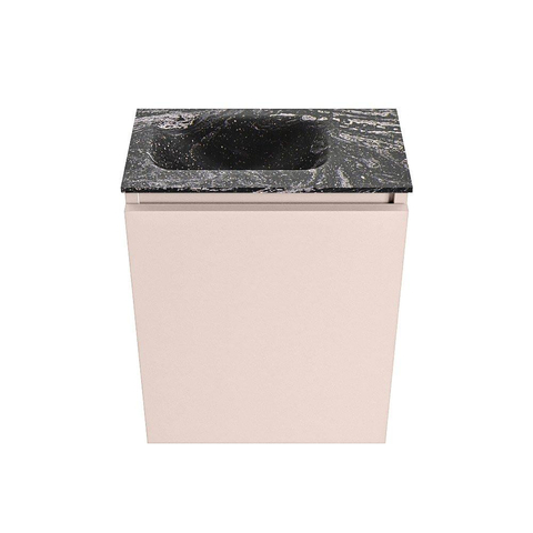 MONDIAZ TURE-DLUX Meuble de toilettes 40 cm Rosee. EDEN lavabo Lava position à gauche. Sans trou de robinet. SW1103966