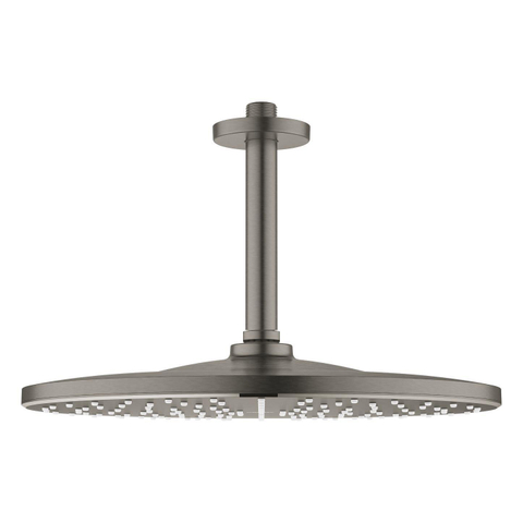 Grohe Rainshower Mono 310 Hoofddouche - 31cm - 1 straalsoort - plafondarm 14.2cm - brushed hard graphite (antraciet) SW1077367