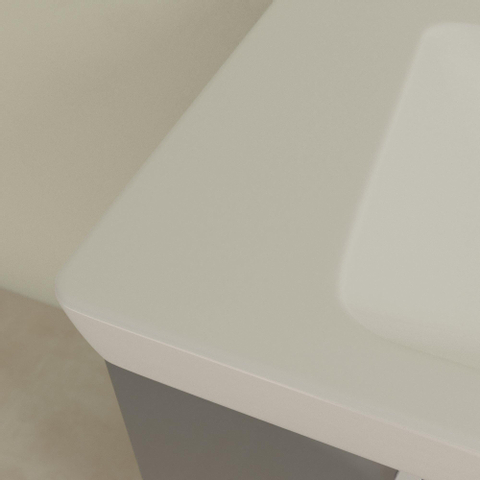 Villeroy & Boch Subway 2.0 meubelwastafel - 130x47cm - 1 kraangat - met overloop - White Alpine (glans wit) 1024046